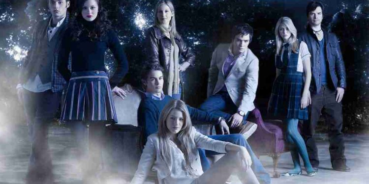 Il cast di Gossip Girl (2007) riunito per una foto promozionale