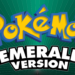 Schermata iniziale Pokemon Smeraldo.