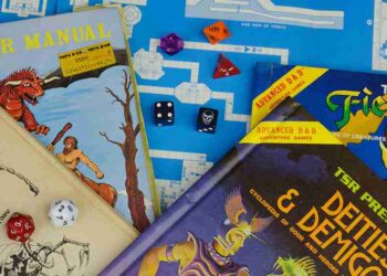 Manuali, dadi, mostri, dungeon, e tanto altro sul mondo magnifico di D&D (o Dungeons and Dragons)